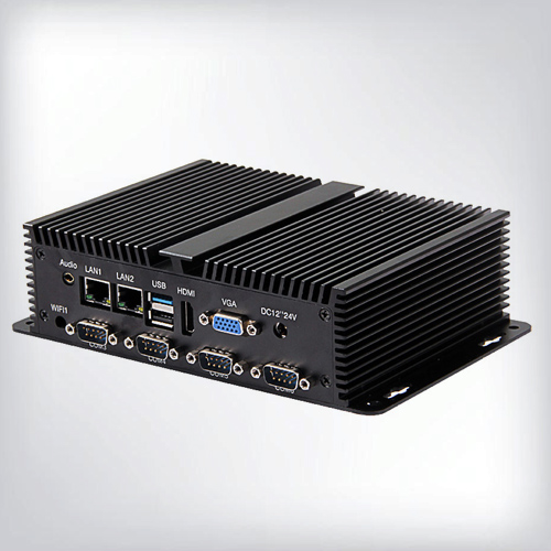 Industrial Fanless Panel PC (Black)